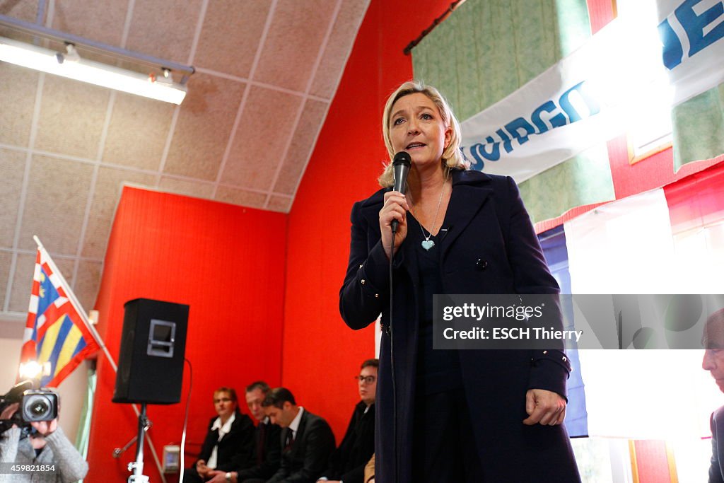 Marine Le Pen Portrait Session