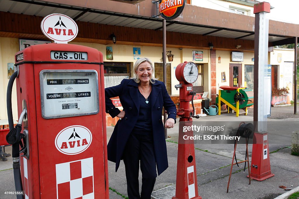 Marine Le Pen Portrait Session