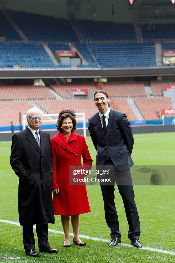 King Carl Gustav Of Sweden and Queen Silvia Of Sweden On Official Visit In France : Day 1