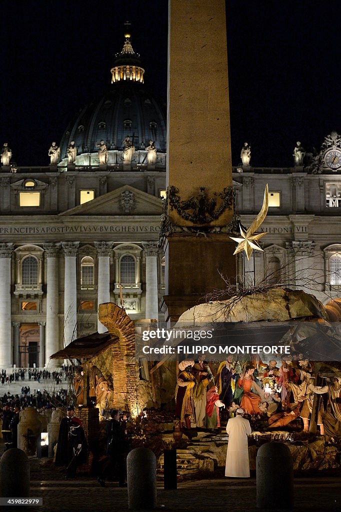 VATICAN-POPE-CRIBB