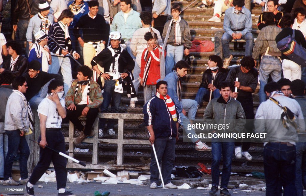 FOOTBALL-HEYSEL DISASTER-RIOTERS-HOOLIGANS