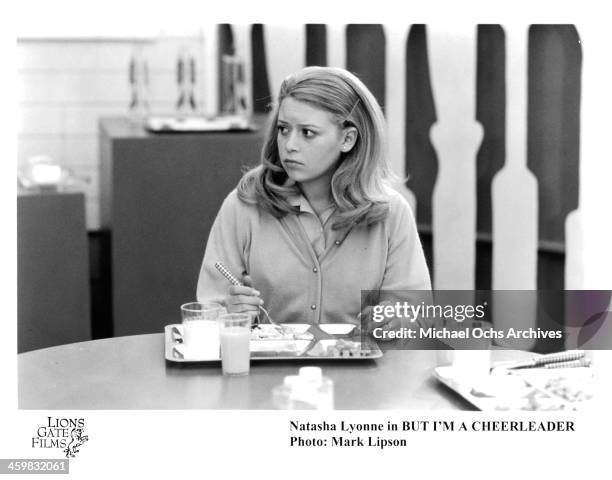 Actress Natasha Lyonne on set of the movie "But I'm a Cheerleader " , circa 1999.