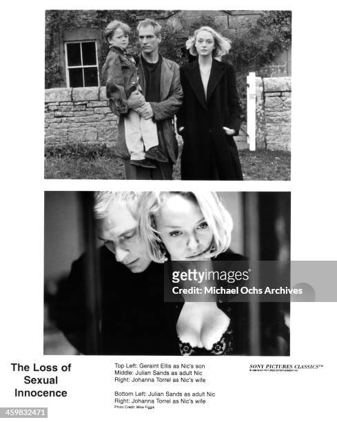 Actors Geriant Ellis, Julian Sands and actress Johanna Torell actor Julian Sands and actress Johanna Torell on set of the Sony Pictures movie "The...