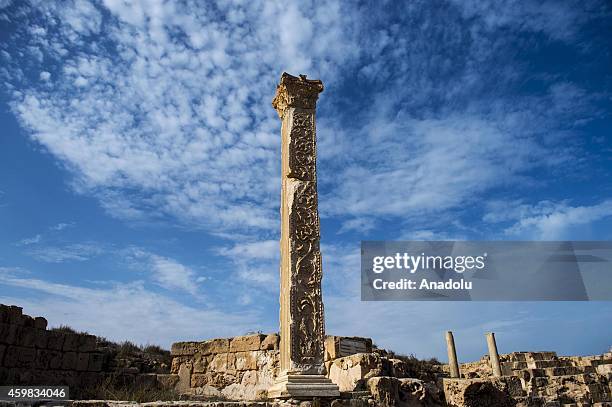 UNESCO's world heritage's Sabratha ancient city in Libya, Nachrichtenfoto