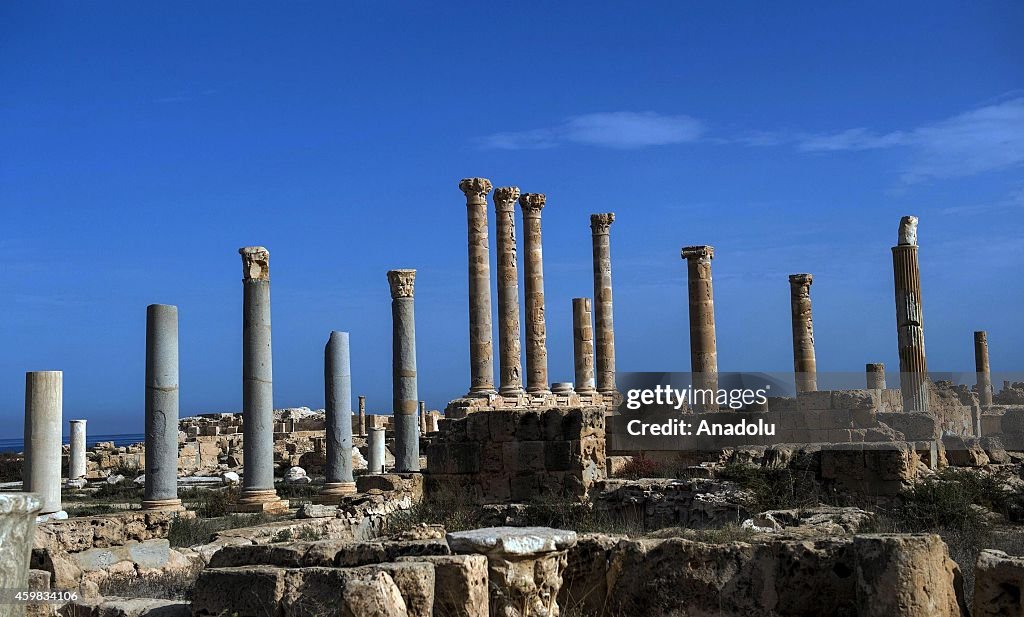 UNESCO's world heritage's Sabratha ancient city in Libya