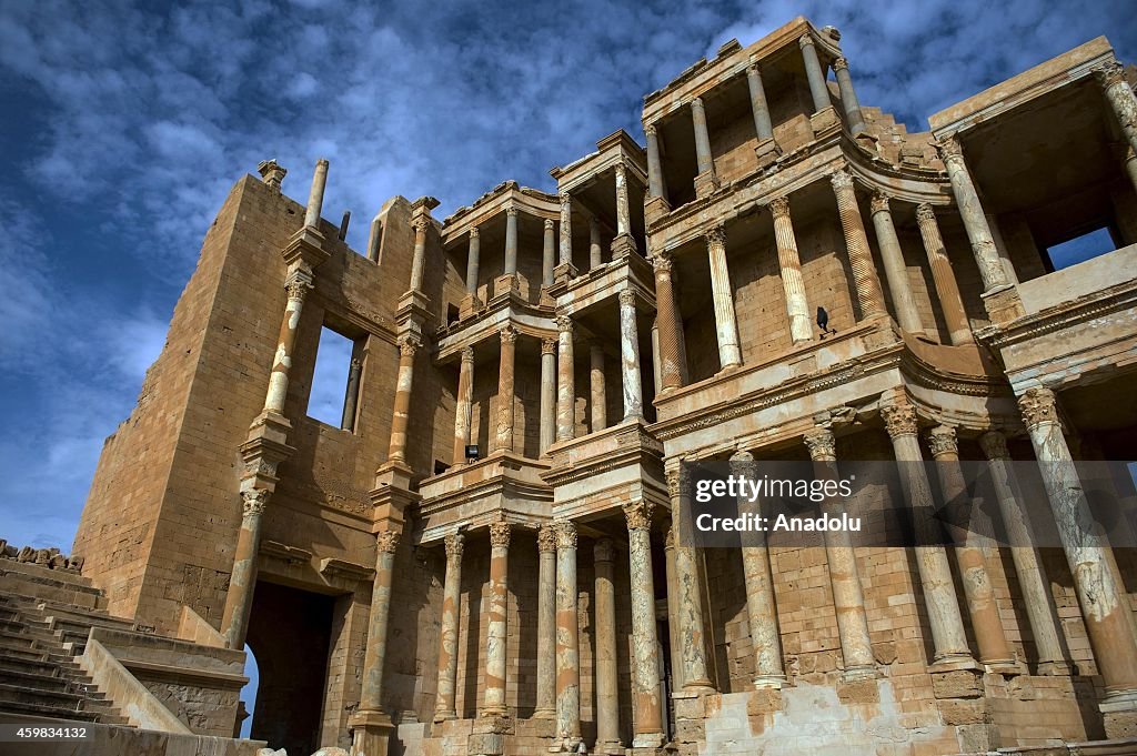 UNESCO's world heritage's Sabratha ancient city in Libya