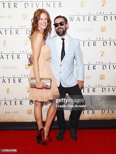Julie Jamieson and Phil Jamieson arrive at the World Premier of "The Water Diviner" at State Theatre on December 2, 2014 in Sydney, Australia.