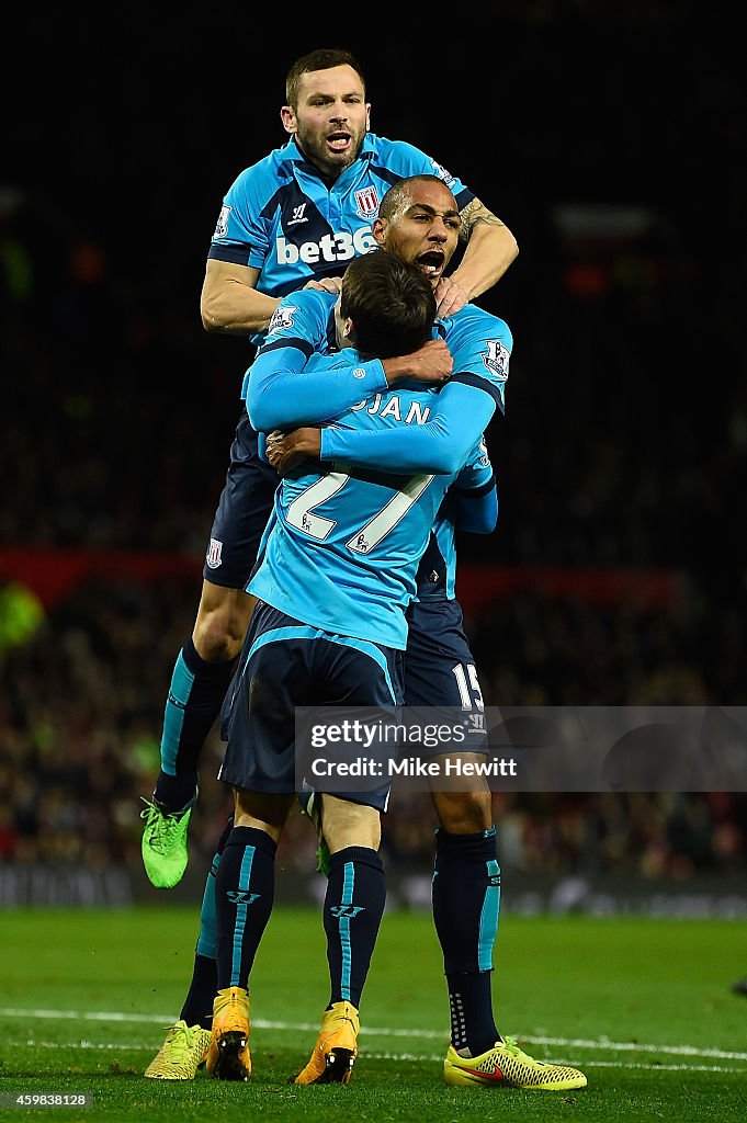 Manchester United v Stoke City - Premier League