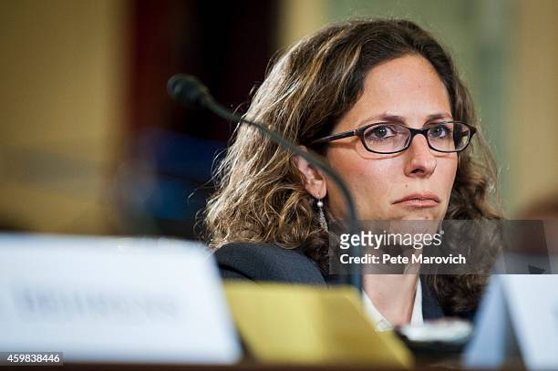 Jessica Berman, vice president and deputy general counsel of the National Hockey League testifies before the Senate Commerce, Science and...