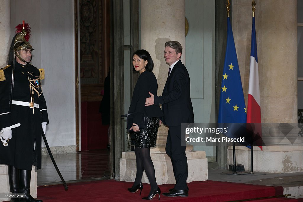 King Carl Gustav Of Sweden and Queen Silvia Of Sweden On Official Visit In France : Day 1