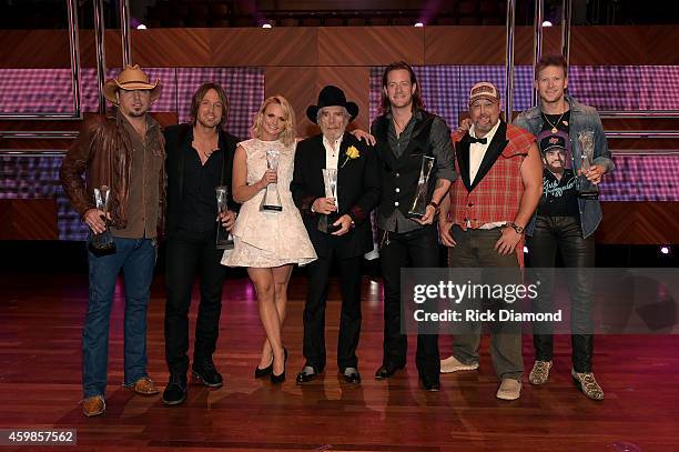 S John Hamlin, Jason Aldean, Keith Urban, Miranda Lambert, Merle Haggard, Tyler Hubbard of Florida Georgia Line, Larry the Cable Guy, and Brian...