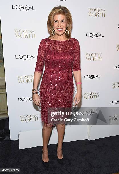 Personality Hoda Kotb attends L'Oreal Paris' Ninth Annual Women Of Worth Awards at The Pierre Hotel on December 2, 2014 in New York City.