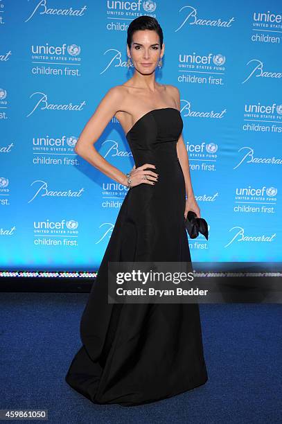 Ambassador Angie Harmon attends the Tenth Annual UNICEF Snowflake Ball at Cipriani Wall Street on December 2, 2014 in New York City.