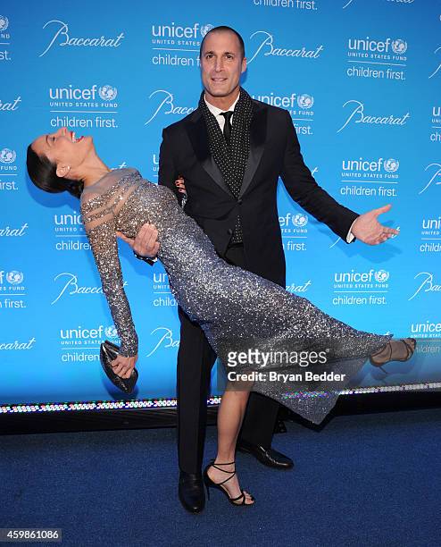 Nigel Barker and Cristen Barker attend the Tenth Annual UNICEF Snowflake Ball at Cipriani Wall Stree on December 2, 2014 in New York City.