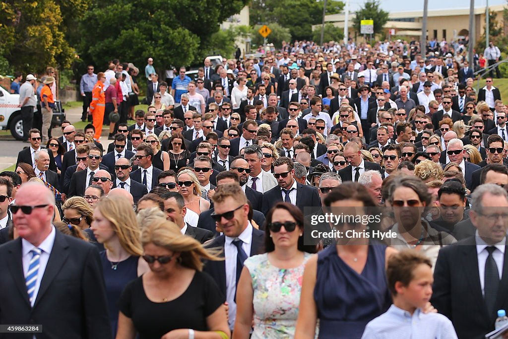 Phillip Hughes Funeral