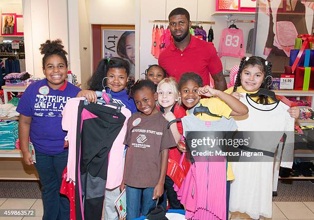 Atlanta Falcon Devin Hester surprises the Boys & Girls Club of Metro Atlanta with a holiday shopping spree for #GivingTuesday at JCPenney in...