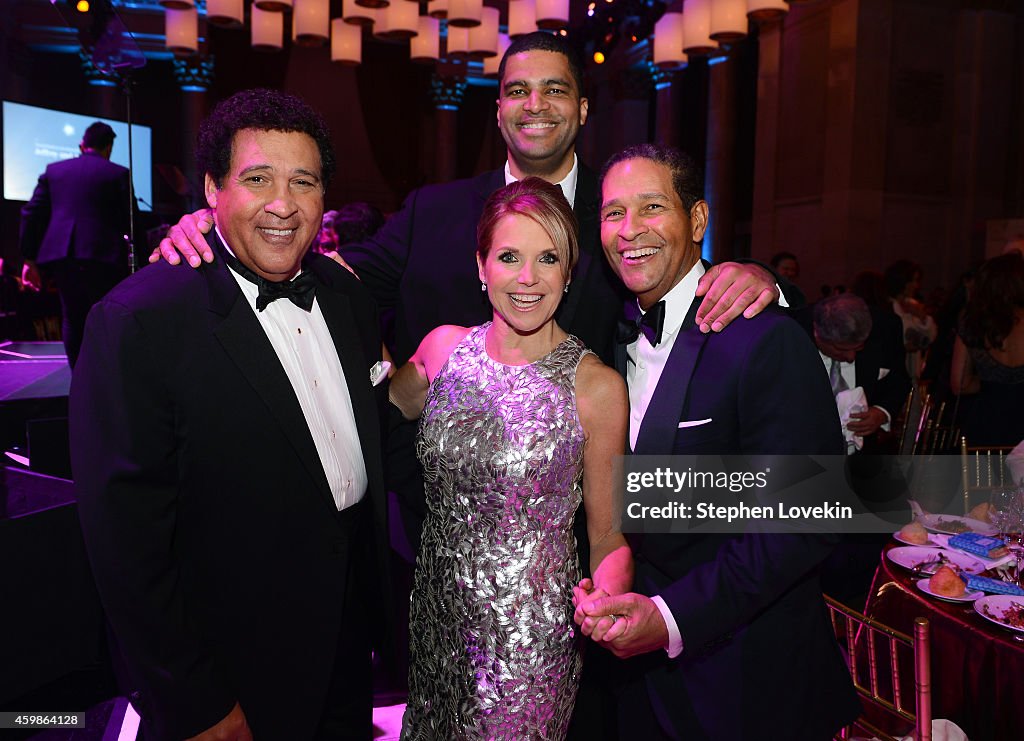 Greg Gumbel, Katie Couric, Brad Gumbel and Bryant Gumbel attend the Greg Gumbel, Katie Couric, Brad Gumbel and Bryant Gumbel attend the