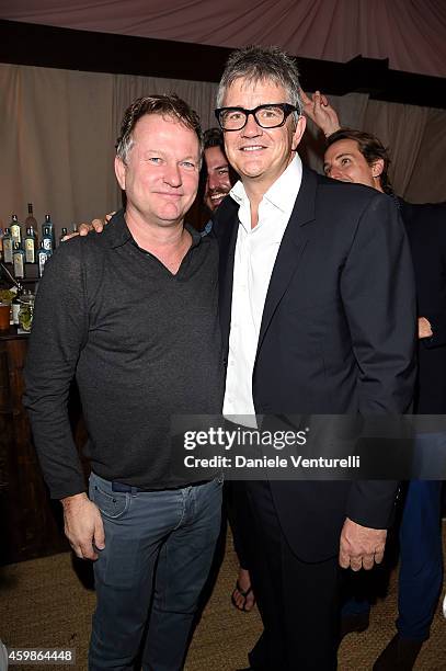 Nick Jones and Jay Jopling attend White Cube Gallery & Soho Beach House Celebrate Art Basel Miami 2014, Hosted By Jay Jopling & Nick Jones on...