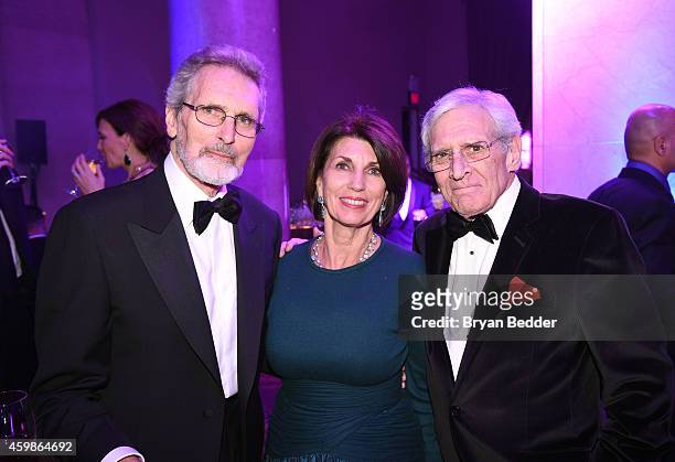 Robert Wolders; Pamela Fiori and a guest attend the Tenth Annual UNICEF Snowflake Ball at Cipriani Wall Stree on December 2, 2014 in New York City.
