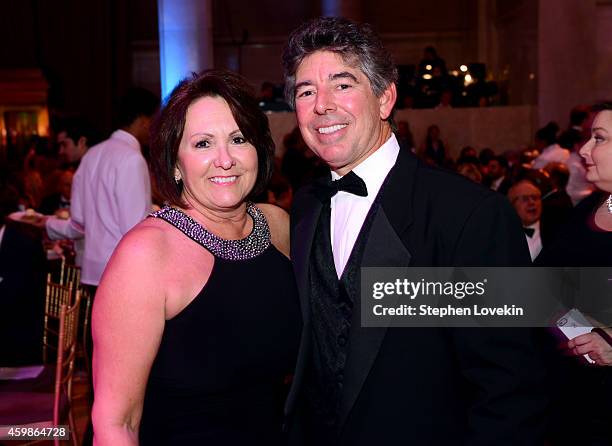 Lisa Brutto and Dan Brutto attend the Tenth Annual UNICEF Snowflake Ball at Cipriani Wall Stree on December 2, 2014 in New York City.