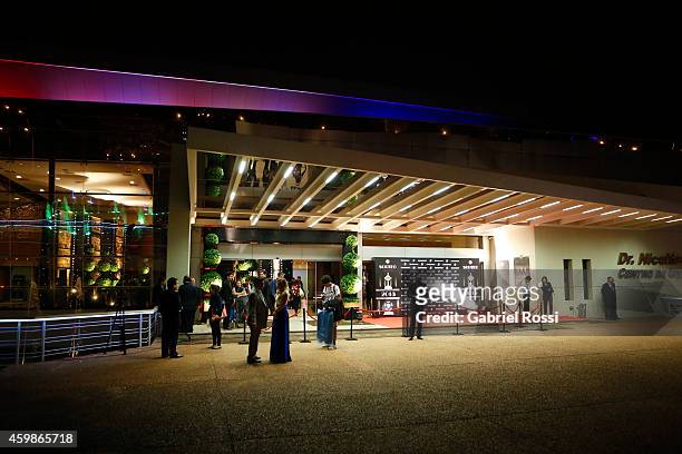 Genaral view of the Conmebol Convention Center during the Official Draw of the 56th Copa Bridgestone Libertadores at Conmebol Convention Center on...