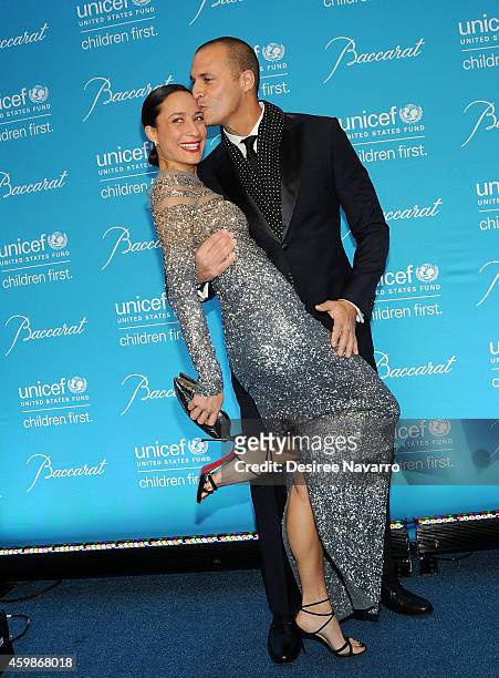 Nigel Barker and wife Cristen Barker attend the 10th Annual Unicef Snowflake Ball at Cipriani Wall Street on December 2, 2014 in New York City.