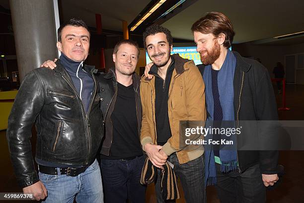 Herve Joseph Lebrun, Frederic Jean-Jacques, Jonathan Taieb and Kalin Linsberg attend the 'Cheries Cheris' - LGBT 20th Festival - : Closing Ceremony...