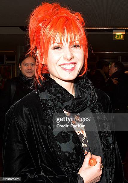 Screenwriter /actress Alma S Grey attends the 'Cheries Cheris' - LGBT 20th Festival - : Closing Ceremony At MK2 Bibliotheque on December 2, 2014 in...