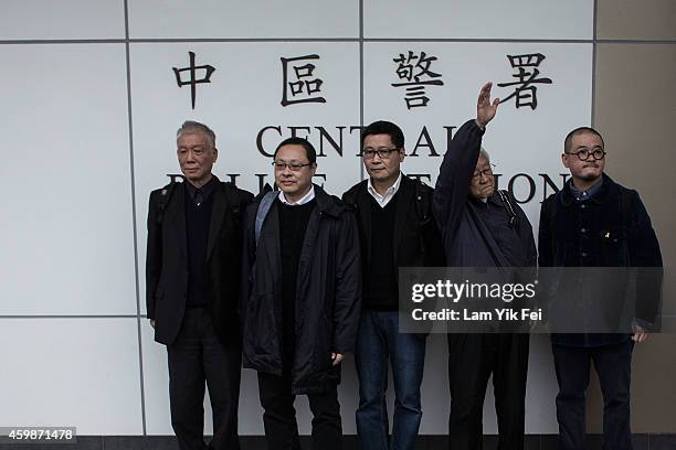 Reverend Chu yiu-ming, Benny Tai Yiu-ting, Chan Kin-man, Cardinal Joseph Zen, Shiu Ka Chun, the three co-founders of Occupy Central movement,...