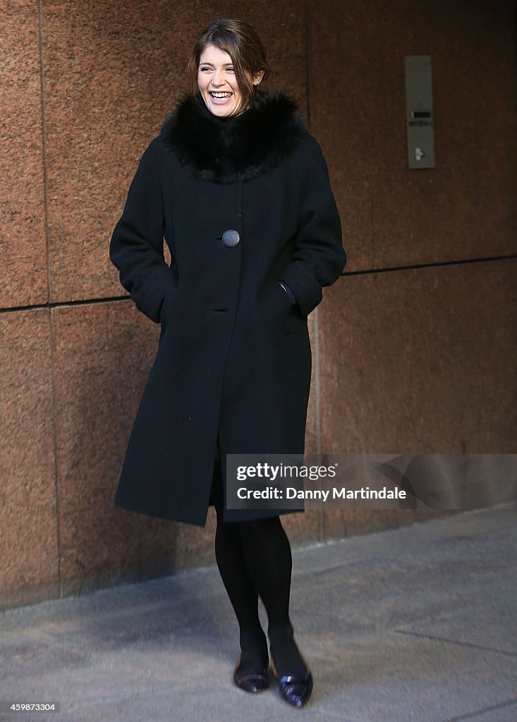 Gemma Arterton attend the Annual ICAP Charity Day at ICAP on December
