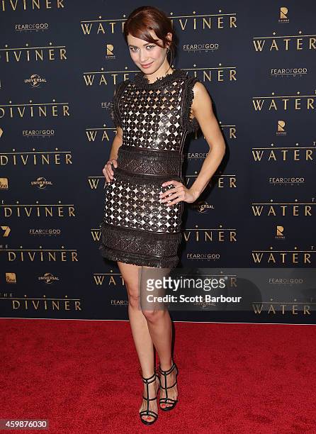 Olga Kurylenko arrives at the Melbourne Premier of "The Water Diviner" at Rivoli Cinema on December 3, 2014 in Melbourne, Australia.