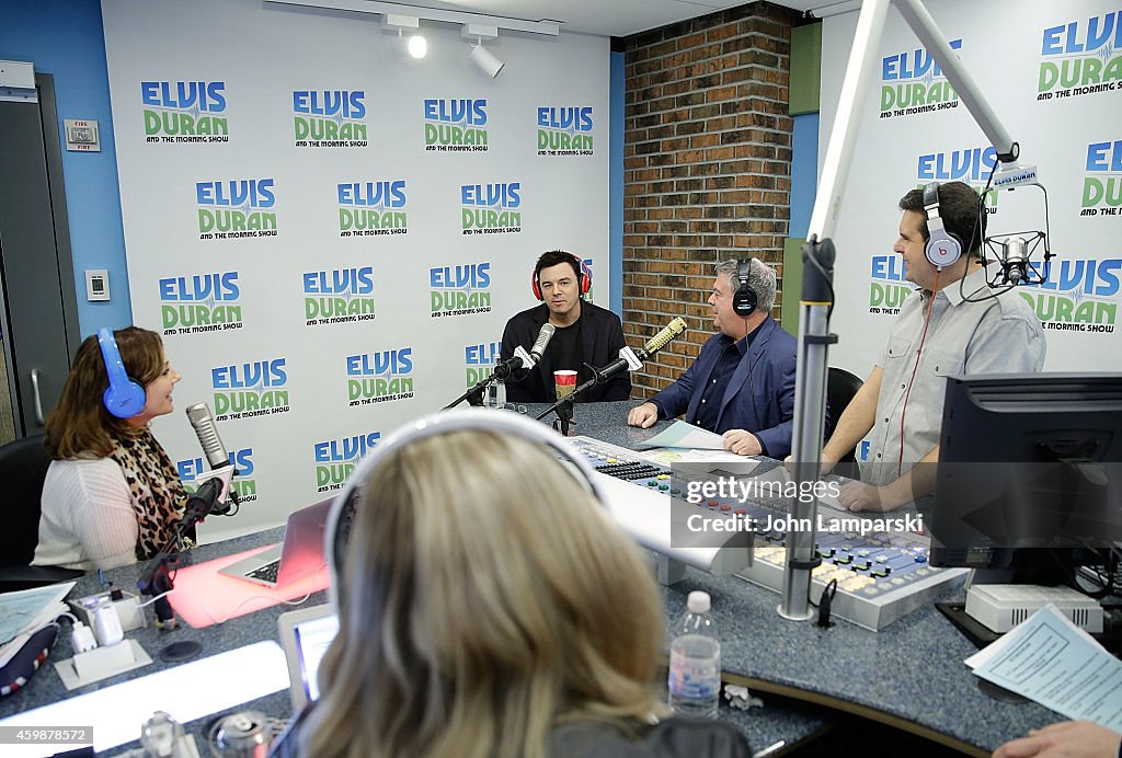 Seth MacFarlane  Visits "The Elvis Duran Z100 Morning Show"