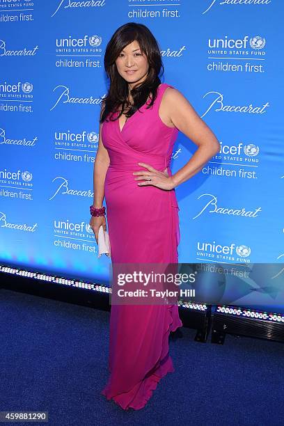 Juju Chang attends the 10th Annual UNICEF Snowflake Ball at Cipriani Wall Street on December 2, 2014 in New York City.