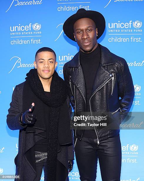 Nico & Vinz attend the 10th Annual UNICEF Snowflake Ball at Cipriani Wall Street on December 2, 2014 in New York City.