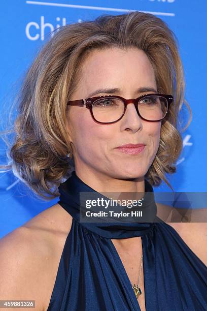 Actress Tea Leoni attends the 10th Annual UNICEF Snowflake Ball at Cipriani Wall Street on December 2, 2014 in New York City.