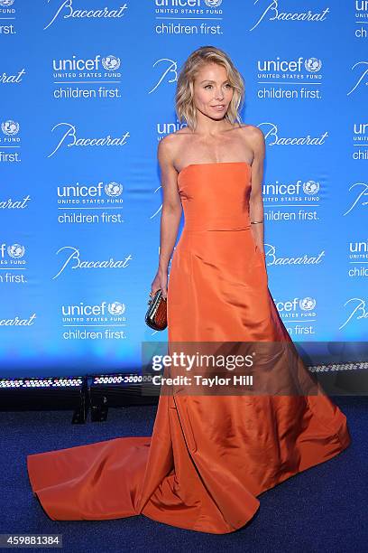 Kelly Ripa attends the 10th Annual UNICEF Snowflake Ball at Cipriani Wall Street on December 2, 2014 in New York City.