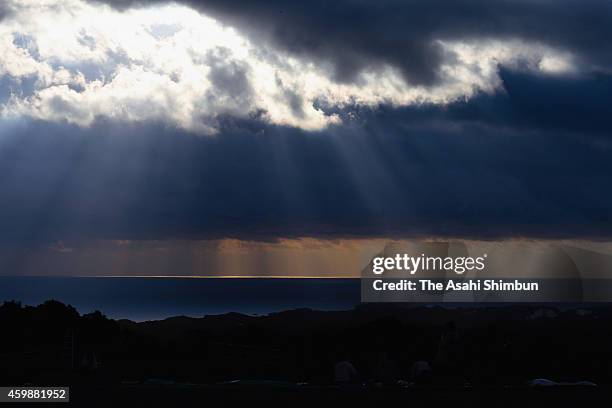 General view in the morning of the H-2A Launch Vehicle No. 26 carrying the Hayabusa 2, a robotic spacecraft of Japan Aerospace Exploration Agency...