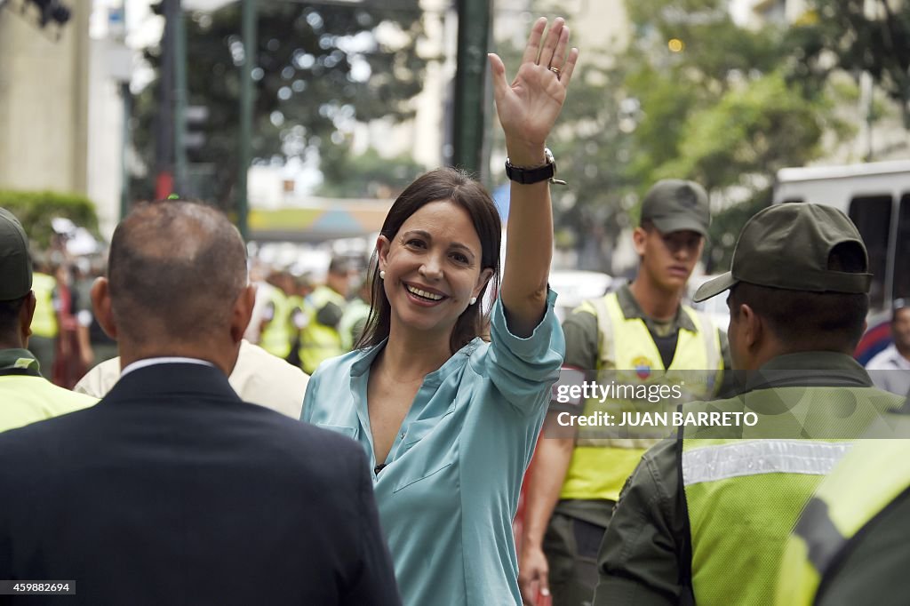 VENEZUELA-OPPOSITION-MACHADO