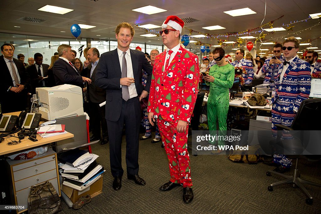 Prince Harry Attends The Annual ICAP Charity Day