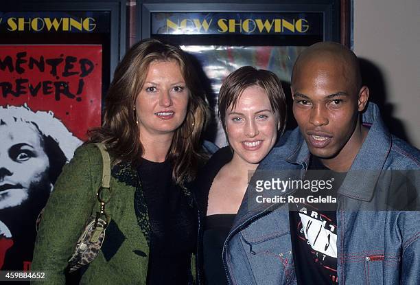 Actress Charis Michelsen and actor/rapper Sticky Fingaz attend "The Price of Air" New York City Premiere on September 27, 2000 at City Cinemas...
