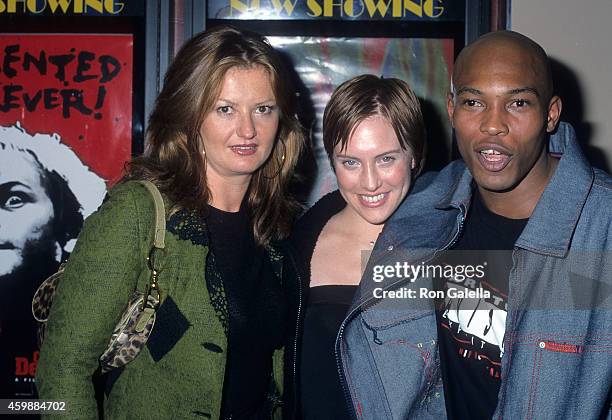 Actress Charis Michelsen and actor/rapper Sticky Fingaz attend "The Price of Air" New York City Premiere on September 27, 2000 at City Cinemas...