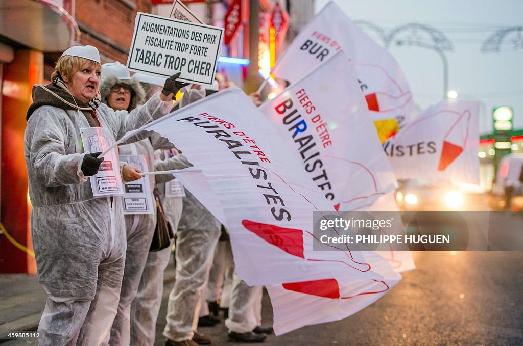 BELGIUM-FRANCE-TOBACCO-DEMO