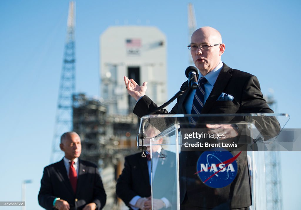 BOLDEN SPEAKS ABOUT THE ORION LAUNCH