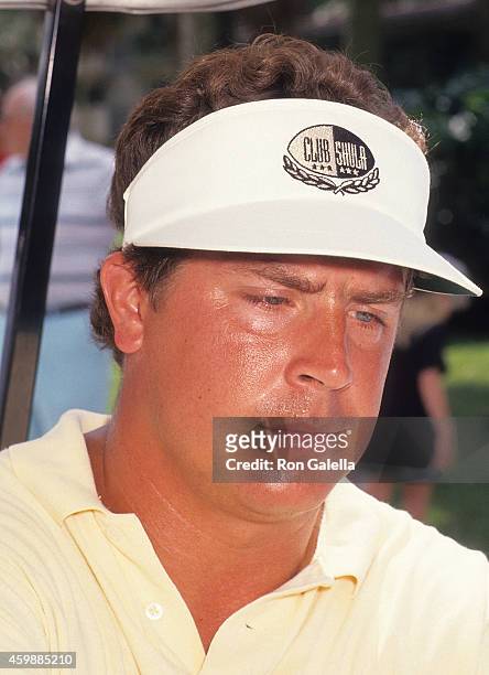 Athlete Dan Marino attends the Don Shula Celebrity Golf Classic to Benefit the Don Shula Foundation for Breast Cancer Research on February 25, 1994...