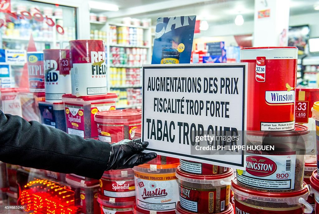 BELGIUM-FRANCE-TOBACCO-DEMO