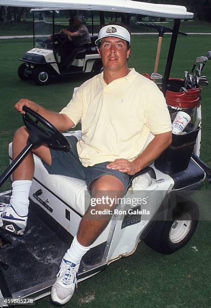 Athlete Dan Marino attends the Don Shula Celebrity Golf Classic to Benefit the Don Shula Foundation for Breast Cancer Research on February 25, 1994...