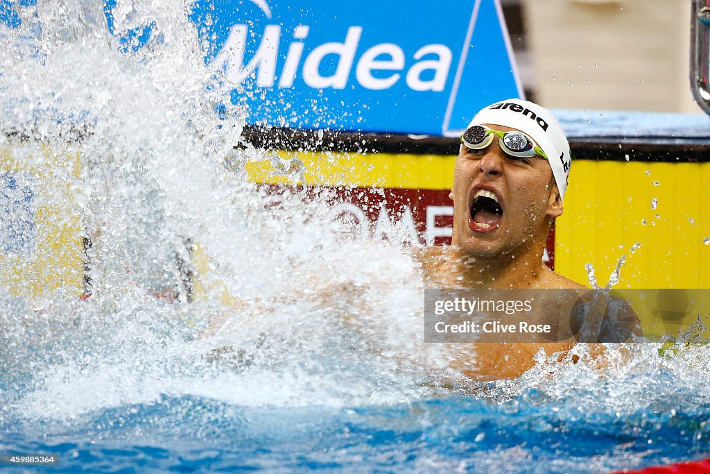 12th FINA World Swimming Championships (25m) - Day One