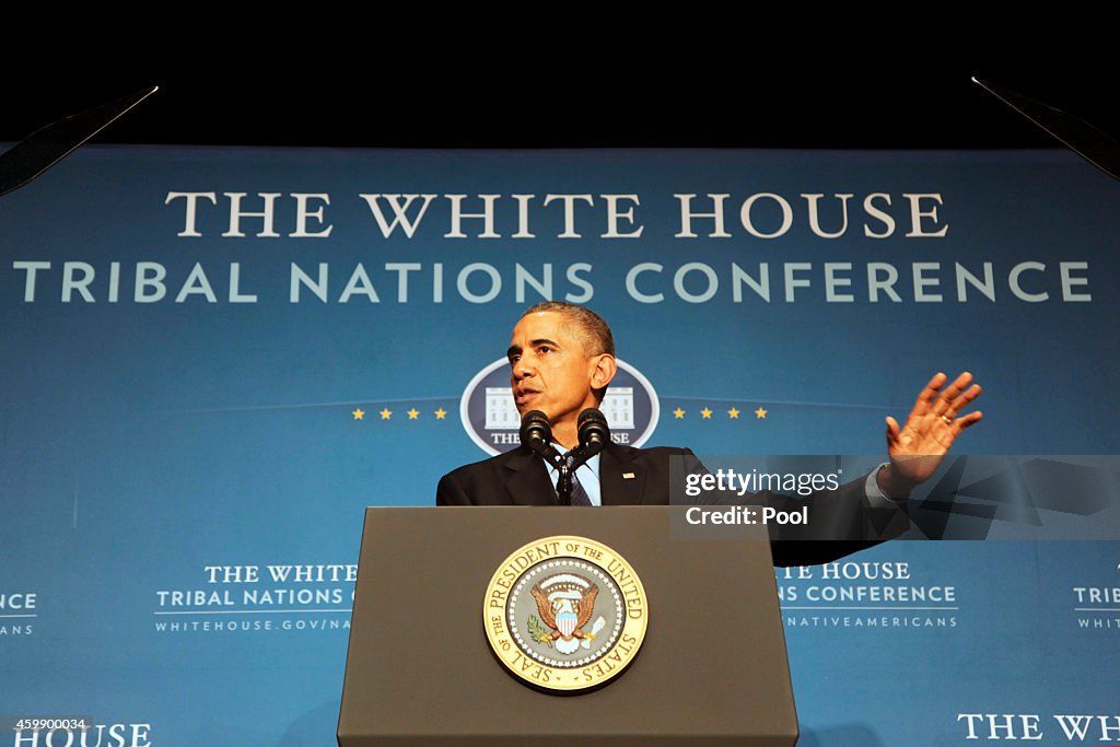 President Obama Hosts White House Tribal Nations Conference