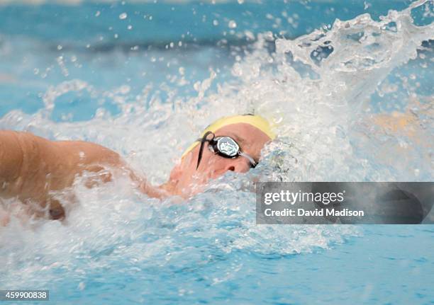 Kieren Perkins of Australia competes during the Men's Swimming event of the 1992 Summer Olympics held on July 29, 1992 at the Bernat Picornell Pools...