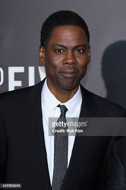 Chris Rock attends the "Top Five" New York Premiere at Ziegfeld Theater on December 3, 2014 in New York City.